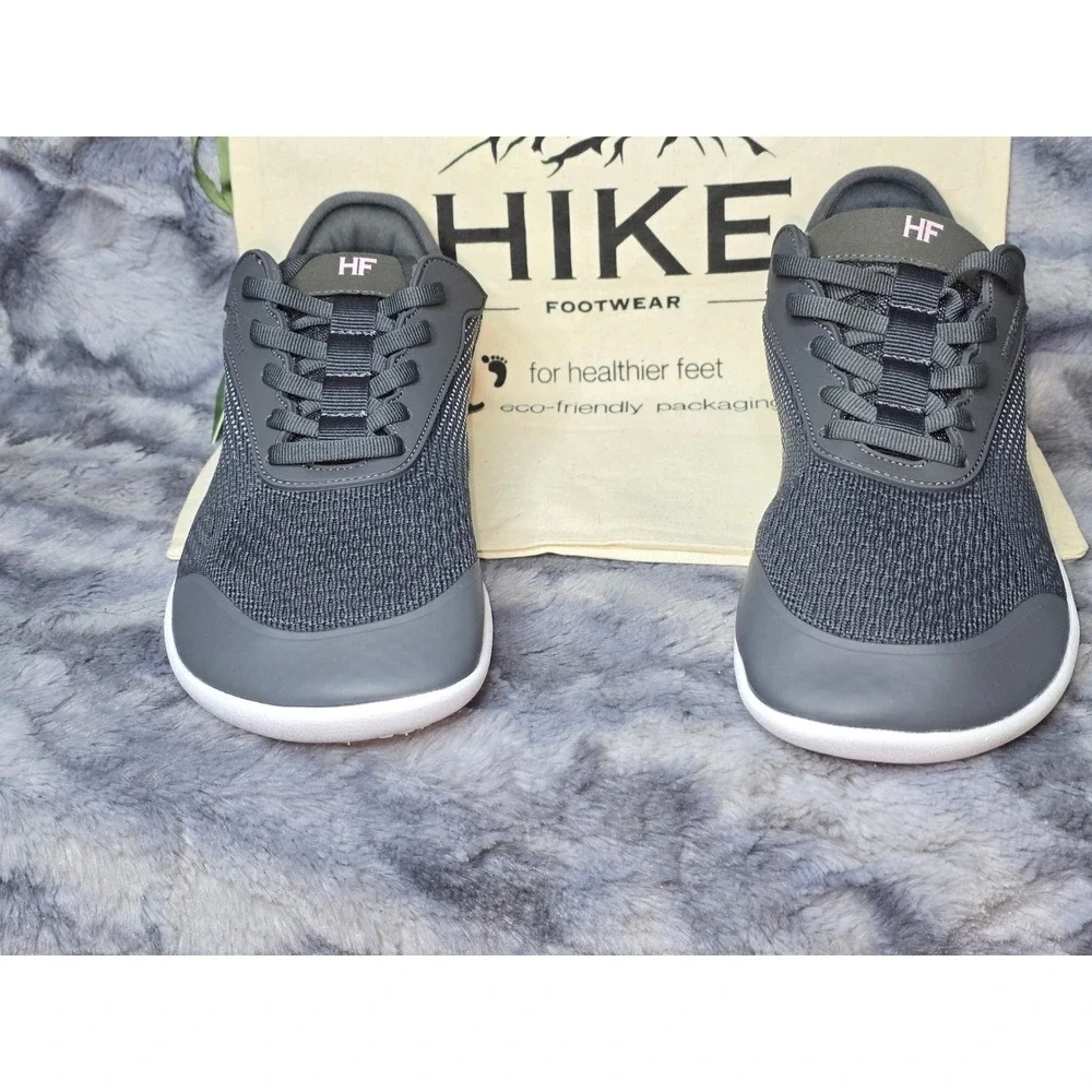 NWT HIKE Footwear Stride (Unisex) Sneaker Dark Grey & Pink womens 11‎ EU 42